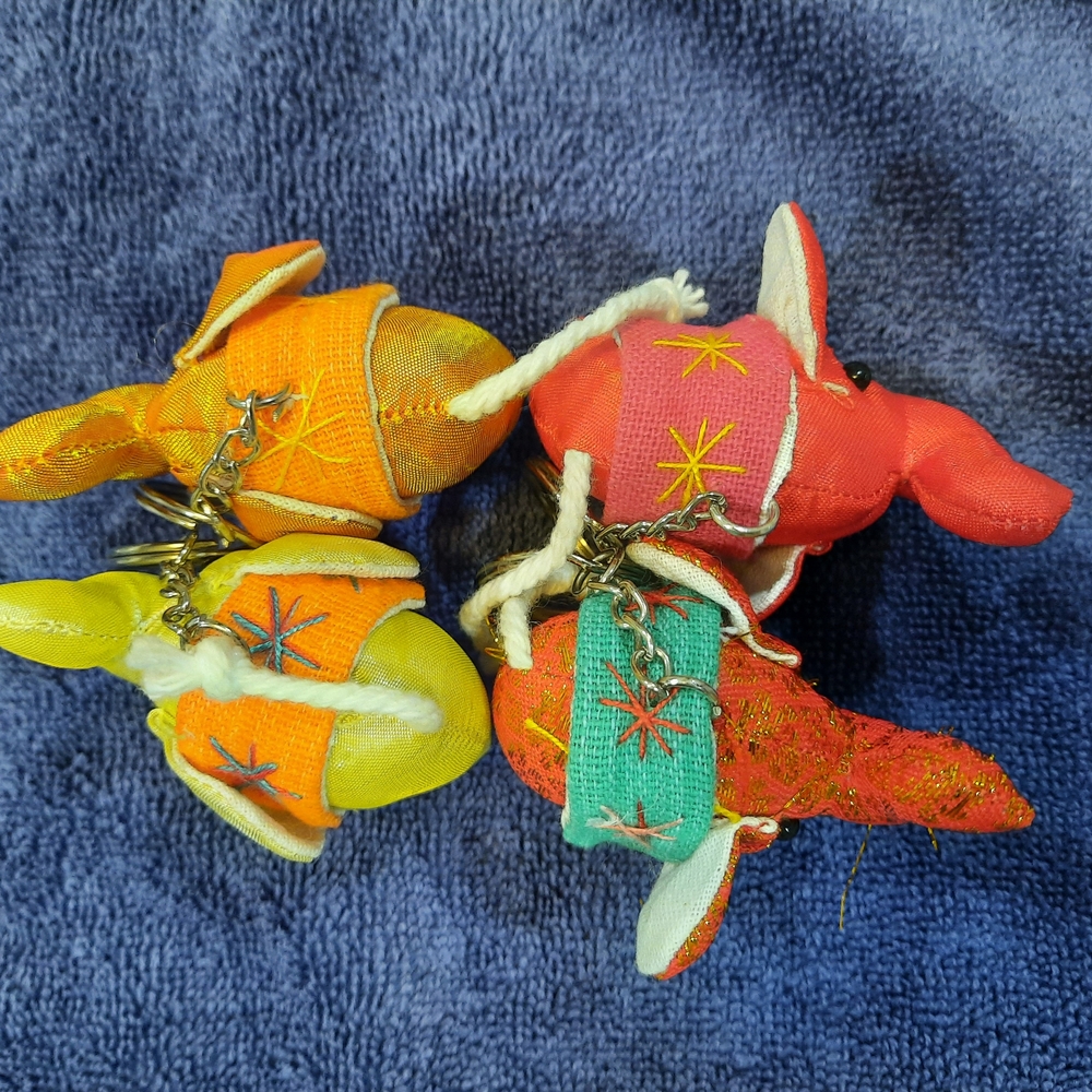 Handmade Elephant Keychains - Picture 3 of 7